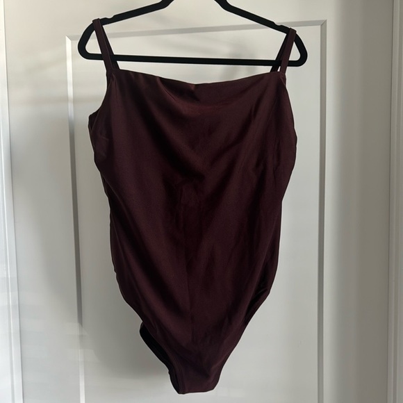Shade & Shore Women's High Leg Cheeky One Piece
Swimsuit Brown Size 20 New - Picture 3 of 9